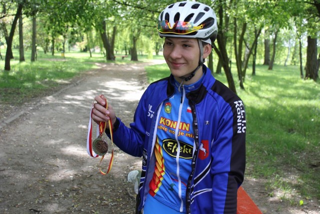 16-letni Jakub Laskowski odnosi coraz większe sukcesy w kolarstwie