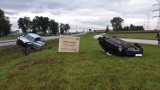 Wypadek na obwodnicy Wojnicza. Zderzyły się dwa samochody, jeden z nich dachował. 19-latek wymusił pierwszeństwo [ZDJĘCIA] 2.10