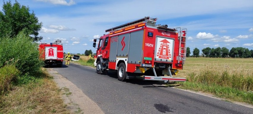 Wypadek między Gorańcem a Pawłowem. Są osoby poszkodowane