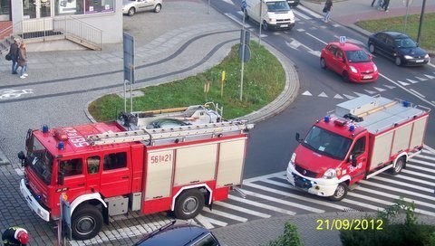 Kolizja na Odrzańskiej. Za kółkiem siedział policjant