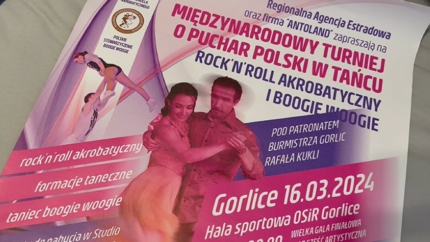 Gorlicami zawładną tancerze rock and rolla akrobatycznego i boogie woogie. Międzynarodowy Turniej o Puchar Polski odbędzie się 16 marca