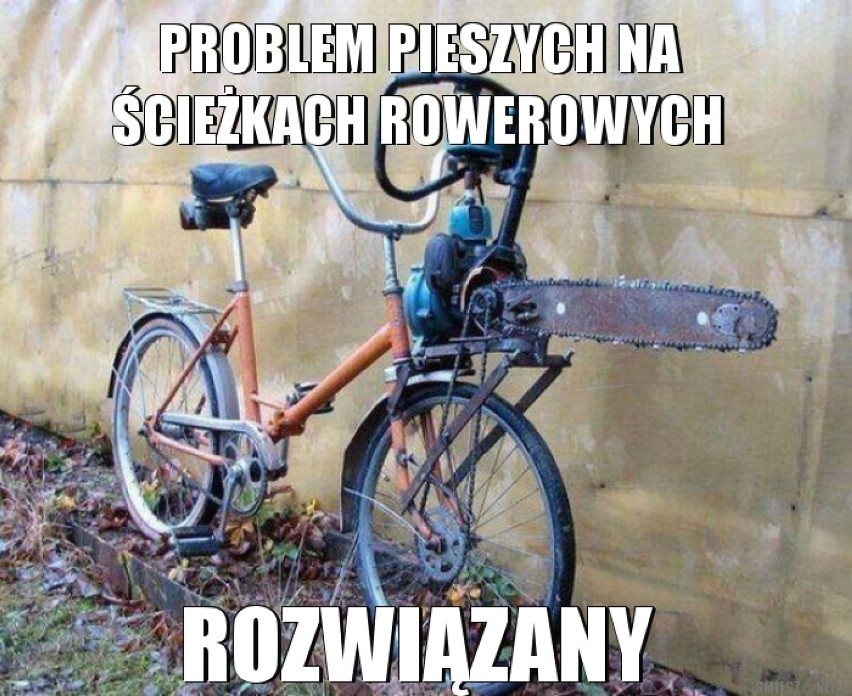 Memy o rowerzystach