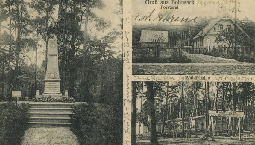 Pocztówka przedstawiająca Pomnik Poległych z 1922 roku,...