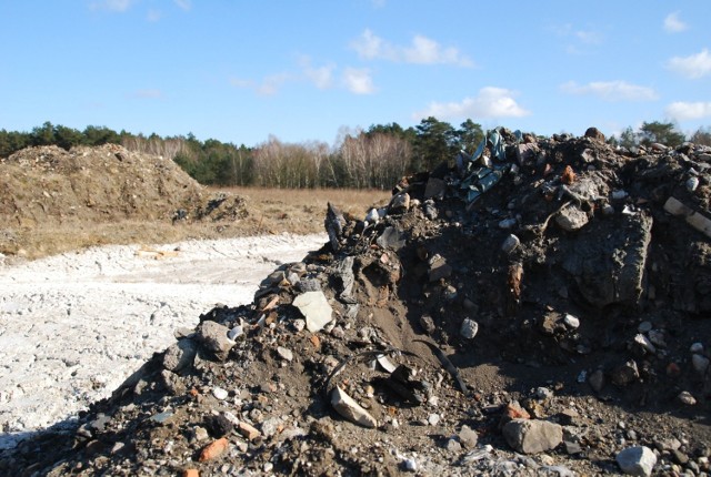 Rejon składowiska odpadów niebezpiecznych Zielona na terenach dawnego Zachemu w Bydgoszczy