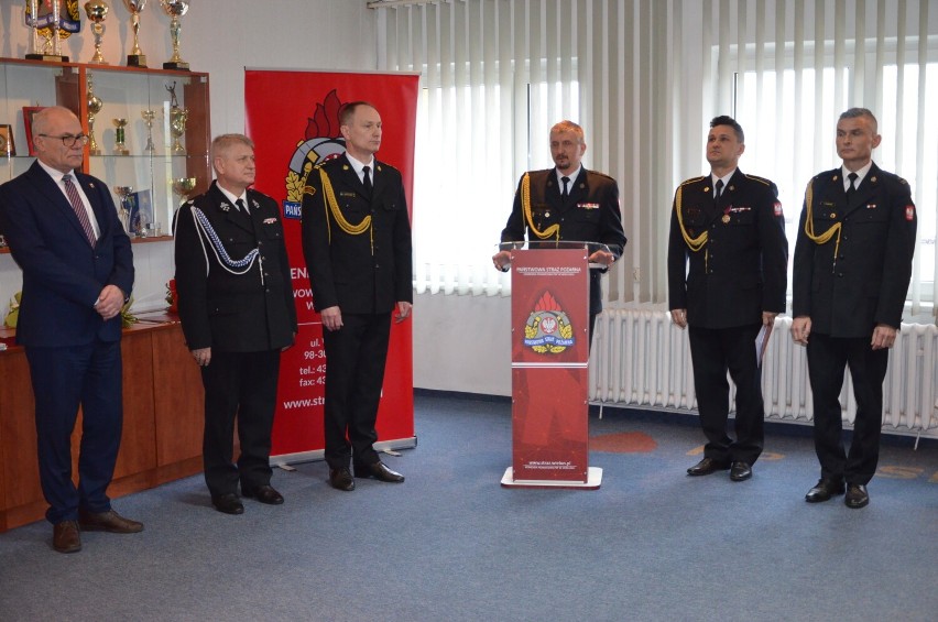 Zastępca komendanta wieluńskiej straży i dowódca JRG odchodzą na emeryturę FOTO