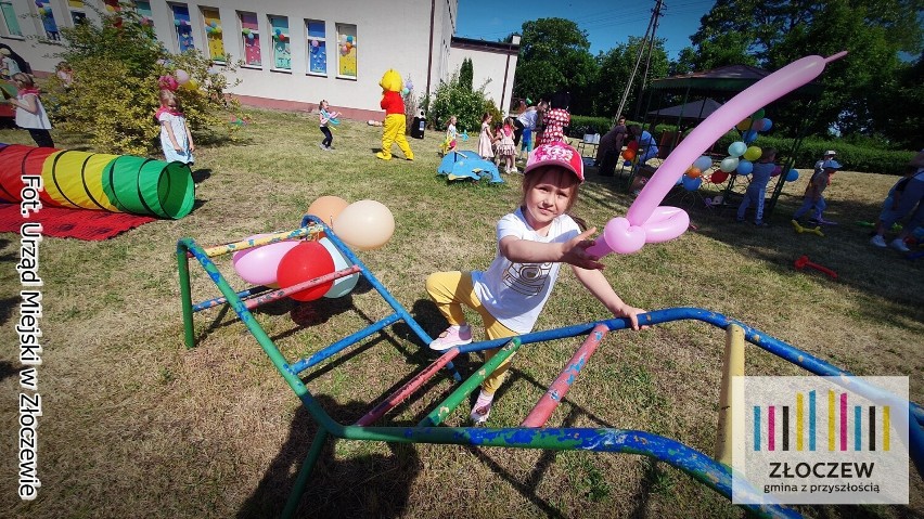 Atrakcyjny Dzień Dziecka mieli najmłodsi mieszkańcy Złoczewa