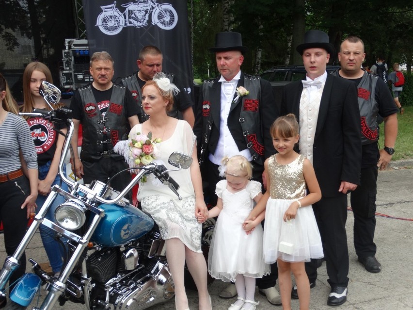 Ślub podczas zlotu motocykli