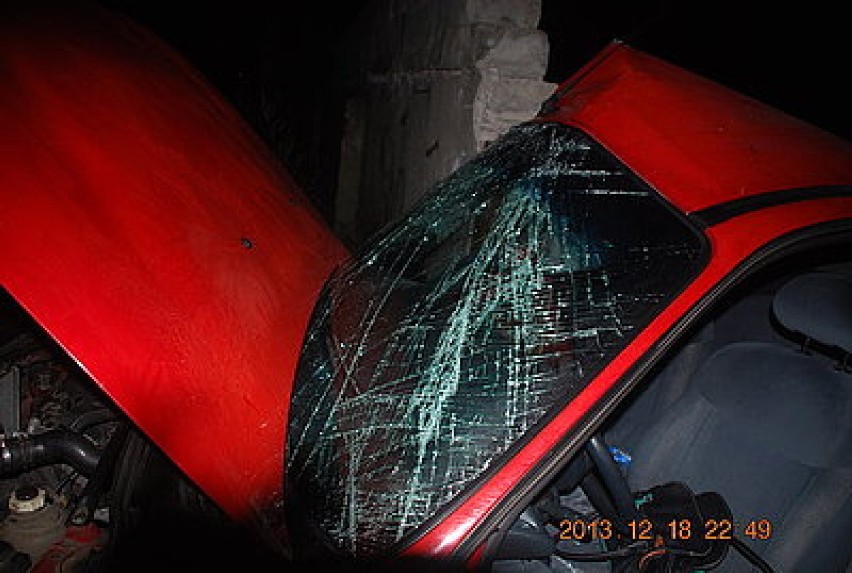 Wypadek w Raciborzu: Rybniczanin skosił latarnię