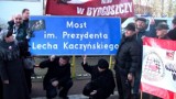 "Most im. Prezydenta Lecha Kaczyńskiego" - tablica odebrana z komisariatu [wideo]