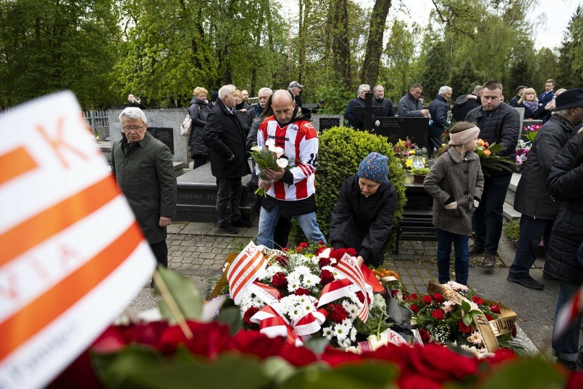 Pogrzeb Antoniego Monteana. Cmentarz Batowicki, 19 kwietnia...