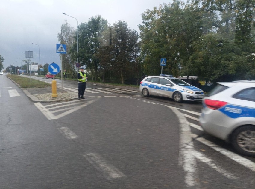 Wypadek w Bytomiu. Potrącenie pieszego na Strzelców Bytomskich, jedna osoba ranna