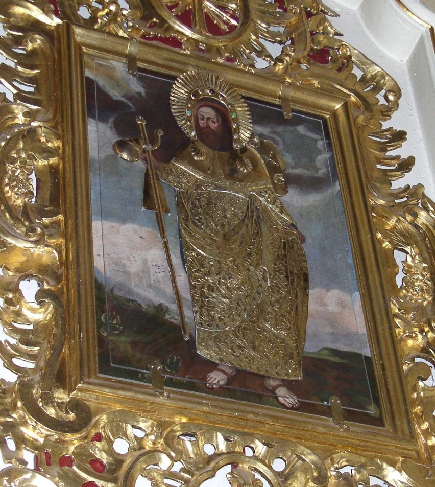 Cudowny obraz św. Jakuba z kościoła parafialnego w...
