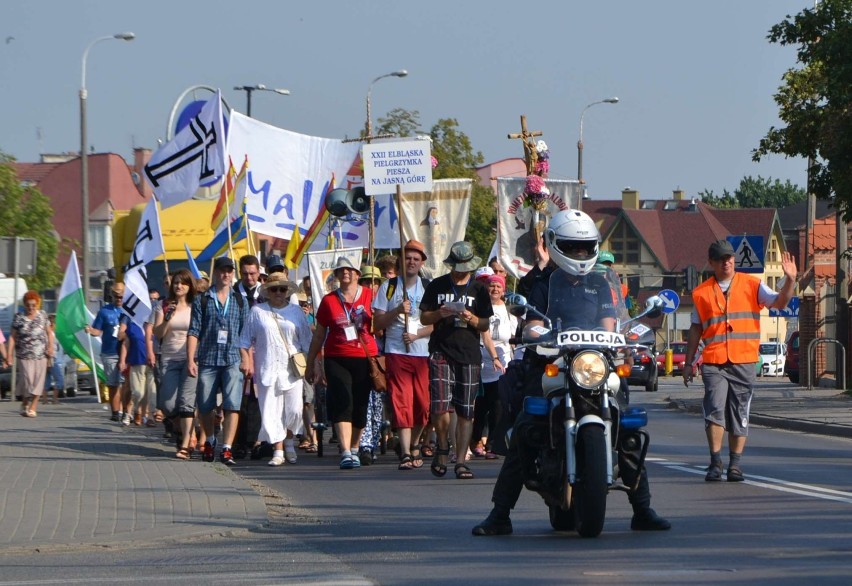 Pielgrzymka z Malborka wyszła na Jasną Górę