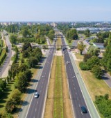 Ulicą 3 Maja w Sosnowcu pojedziemy szybciej. Na odcinku od wiaduktu Narutowicza do węzła Zuzanna zwiększono prędkość maksymalną do 70 km/h