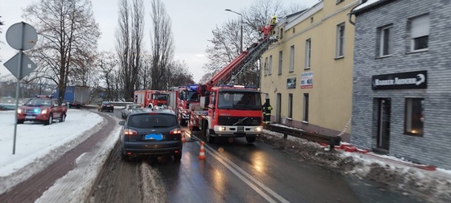 Pożar w Krapkowicach. Zadymiło się poddasze.