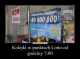 Lotto: Kumulacja i 40 milionów do wygrania. A widzę to tak... [MEMY, DEMOTYWATORY]