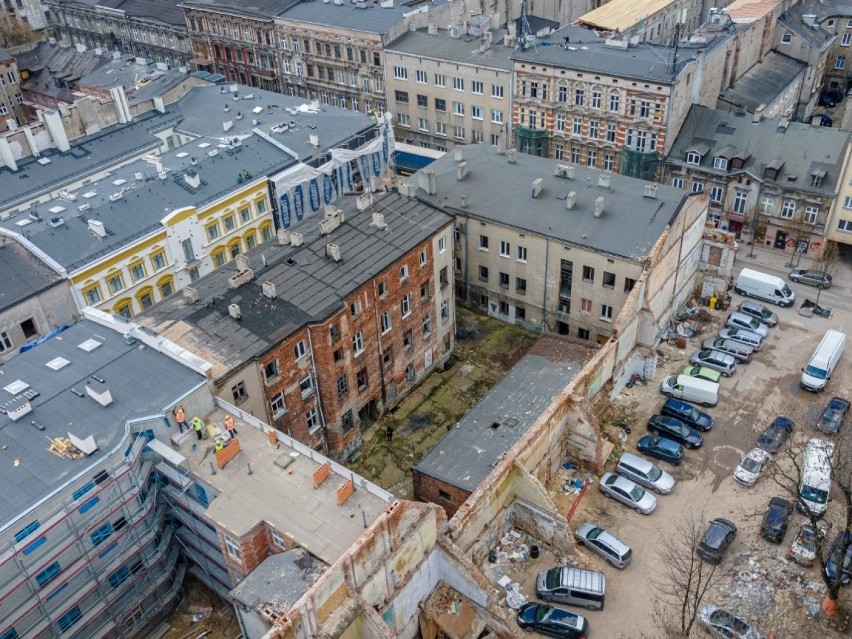 Remont czeka narożnik ulic Wschodniej i Włókienniczej. Dwie kamienice ze wspólnym podwórkiem