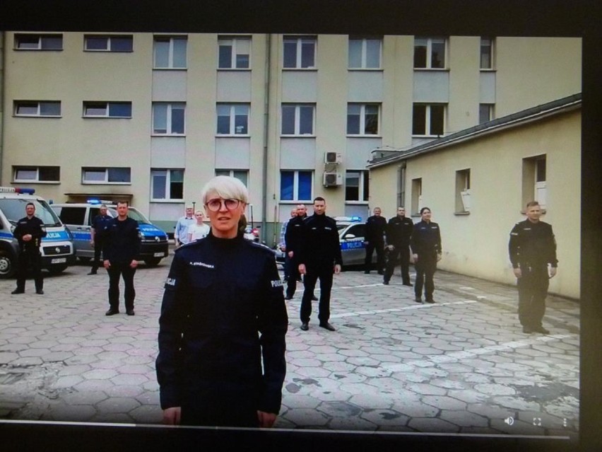 #GaszynChallenge. Łascy policjanci "pompowali" dla chorych dzieci