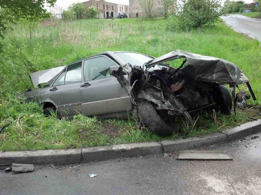 wypadek samodchodu ciężarowego Pólko