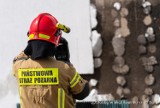 Pożar w Kostrzynie nad Odrą. Zapaliła się elewacja budynku