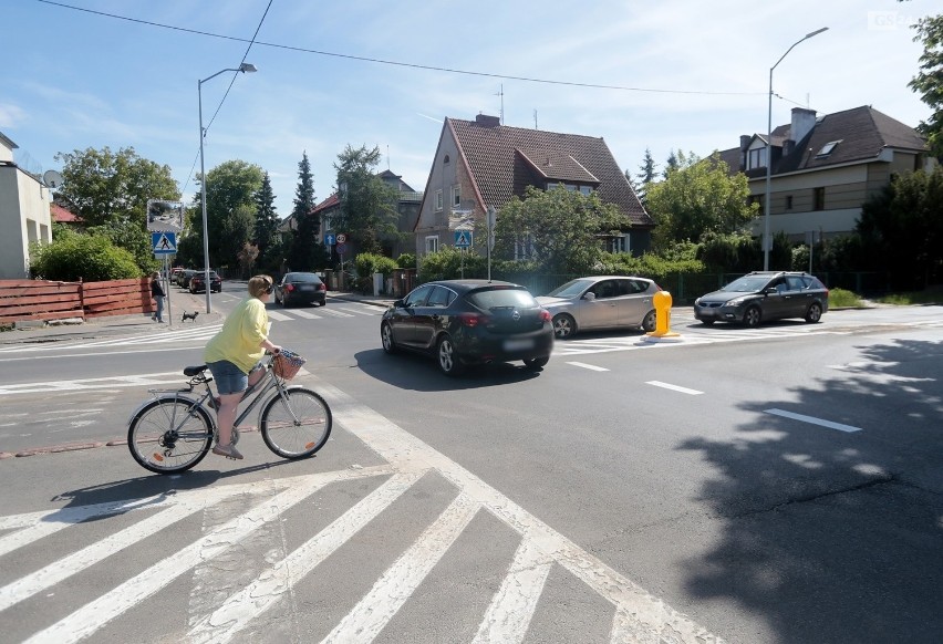 Skrzyżowanie ulic Reduty Ordona i Łukasińskiego w Szczecinie