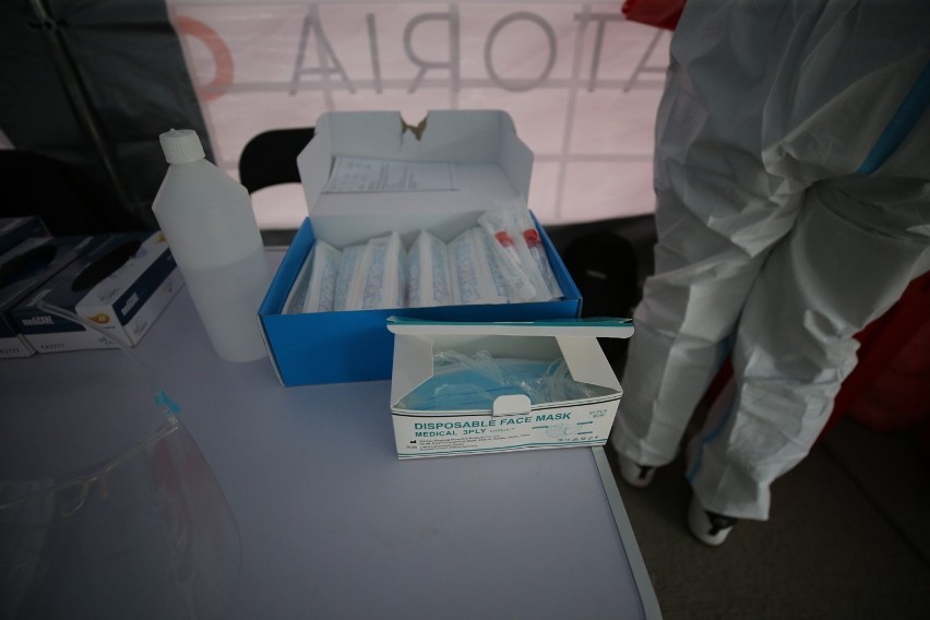 Testy na koronawirusa w Katowicach