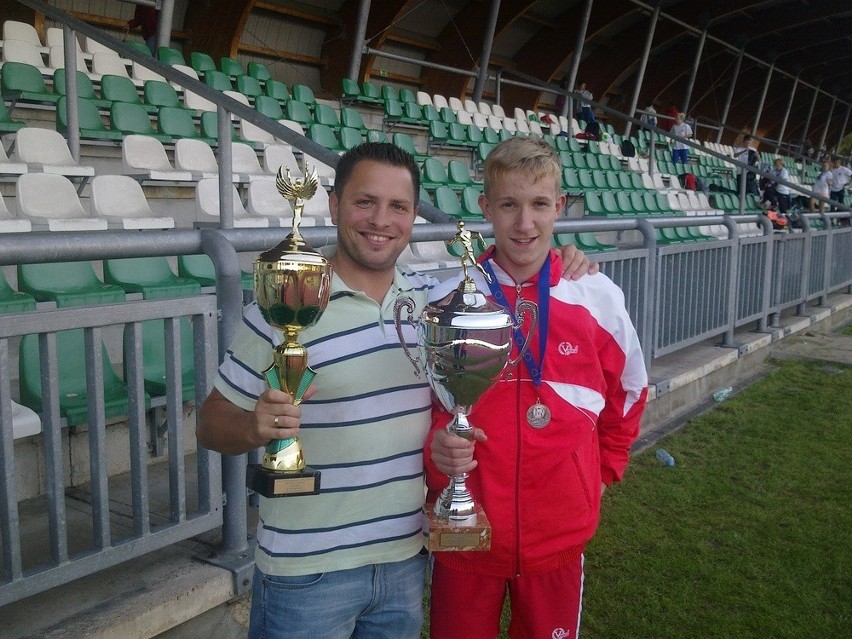 Patryk Groth na International Children's Athletics Games