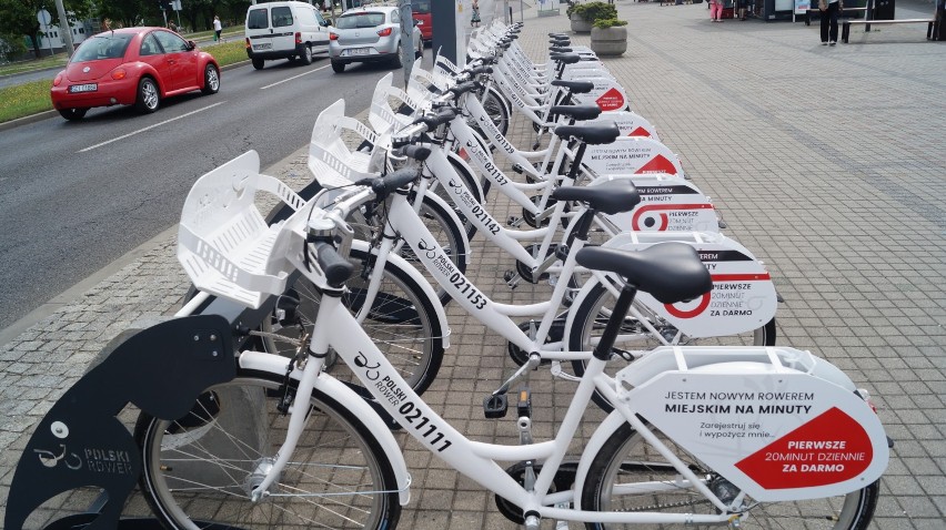 Rowery miejskie w Jastrzębiu: można już jeździć
