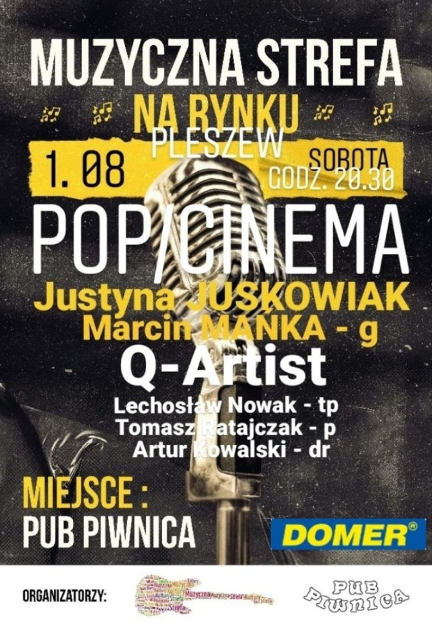 Kolejny koncert w ramach Muzycznej Strefy na Rynku rozpocznie się w sobotę o 20.30