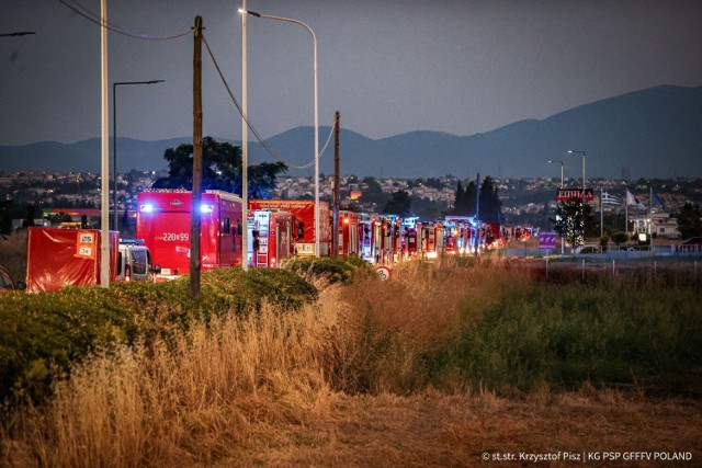 Strażacy z Wielkopolski przez dwa tygodnie gasili greckie pożary. Strażacy z Pleszewa wracają do domu