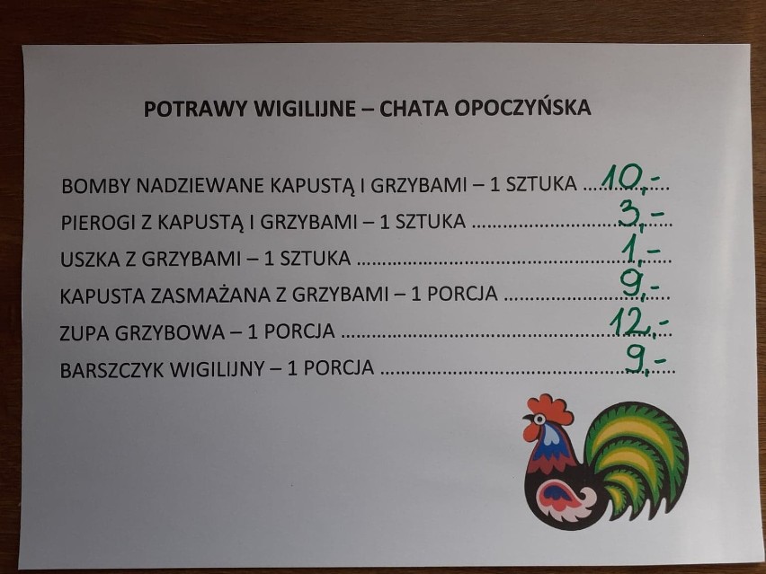 Wigilijne potrawy na wynos w Opocznie. Oferta dań świątecznych na wynos od lokalnych przedsiębiorców