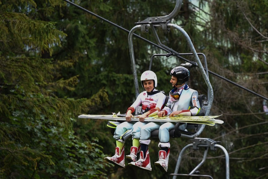 Zakopane. Zobacz jak skoczkowie rywalizowali w Pucharze Kontynentalnym [ZDJĘCIA]