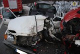 Wypadek w Trzcińsku koło Starogardu Gdańskiego. Pięć osób trafiło do szpitala [zdjęcia]