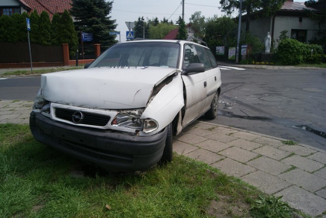 Wypadek na skrzyżowaniu ulic Braci Niemojowskich i Miłej w Kaliszu