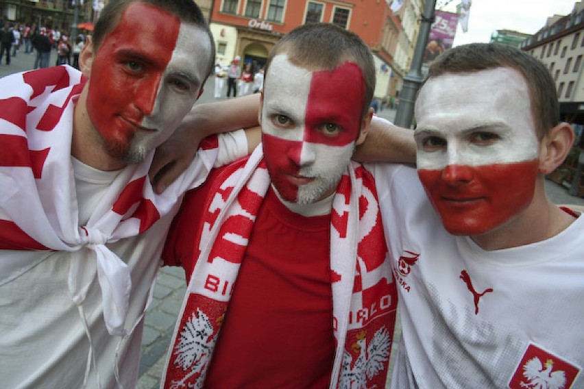 Wrocławscy kibice podczas Euro 2008