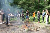 Dziesiątki worków śmieci zebrali uczniowie lęborskich szkół średnich w lesie przy Osiedlu Sportowa 