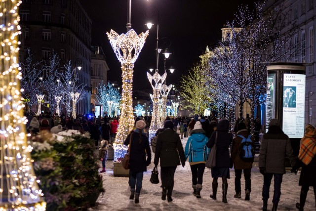 Iluminacja świąteczna 2017, Warszawa. Przed nami ostatni weekend z dekoracjami