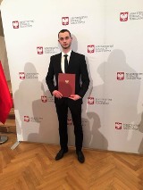 Paweł Wożniak ze stypendium Ministra Edukacji Narodowe