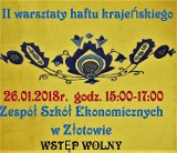 II Warsztaty haftu krajeńskiego w Ekonomie już wkrótce