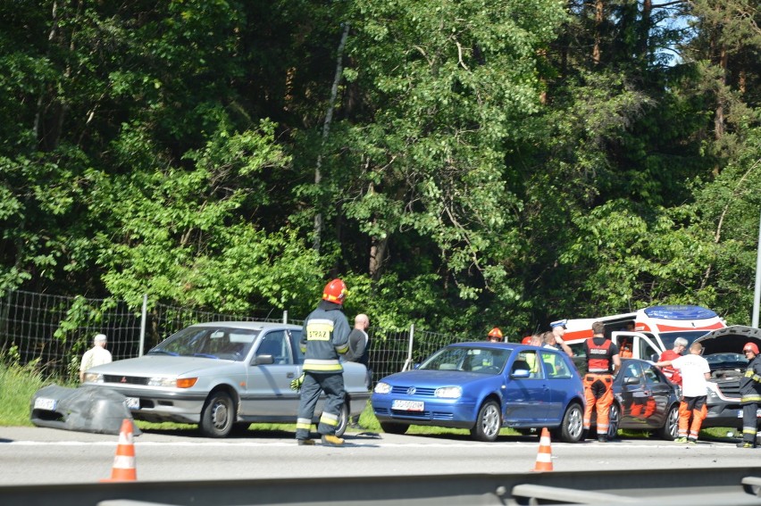 Wypadek z udziałem karetki na Słowackiego w Gdańsku...