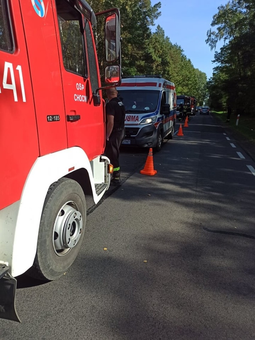 Wypadek w Restarzewie Cmentarnym w gminie Widawa. Ucierpiała motocyklistka