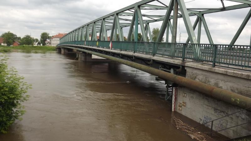 Mieszkańcy Oławy przychodzą nad Odrę sprawdzić poziom wody
