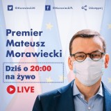 Mateusz Morawiecki live. Odpowie m.in. na pytania dotyczące lockdownu i zakazu przemieszczania się?