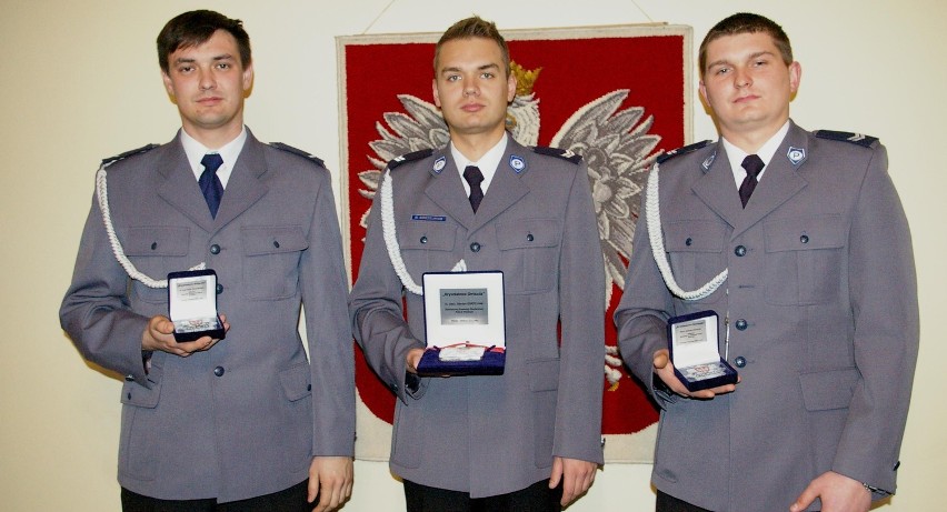 Od lewej Karol Tomaszewski, Damian Gorzelniak i Mateusz...