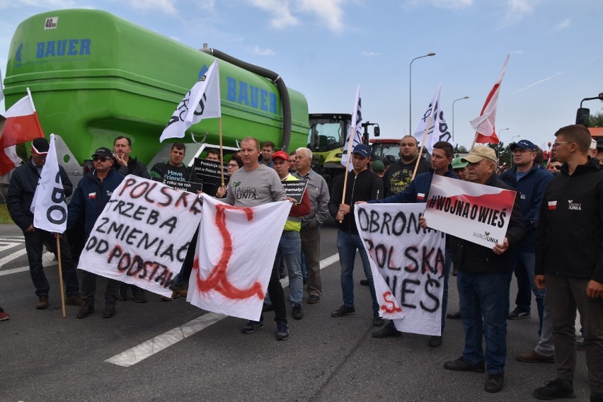 Protest rolników Nowe Miasto nad Wartą. Blokadę S11...