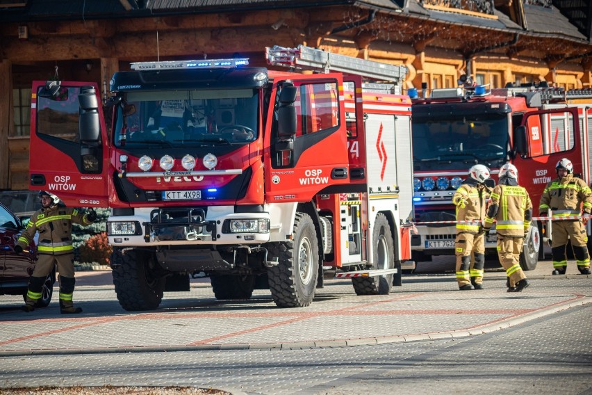 Podhale. Najpierw skażenie chemiczne, a potem ewakuacja wyciągu. Tak ćwiczyli strażacy spod Giewontu