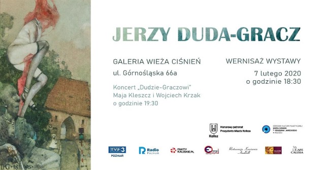Wystawa prac Jerzego Dudy-Gracza w Wieży Ciśnień w Kaliszu