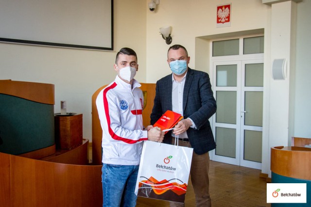 Zawodnicy Knock-Out Team oraz Torfiorze Bełchatów spotkali się z wiceprezydentem Bełchatowa