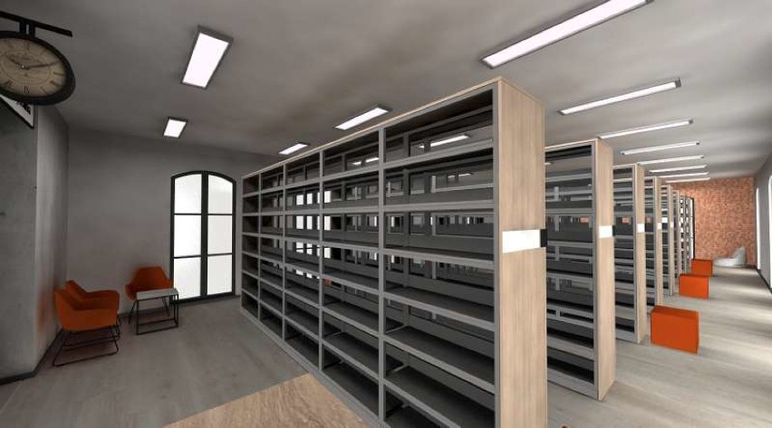 W dawnym budynku dworca praca wre. Na wyposażenie nowej biblioteki w Pleszewie wydanych zostanie 800 tys. złotych