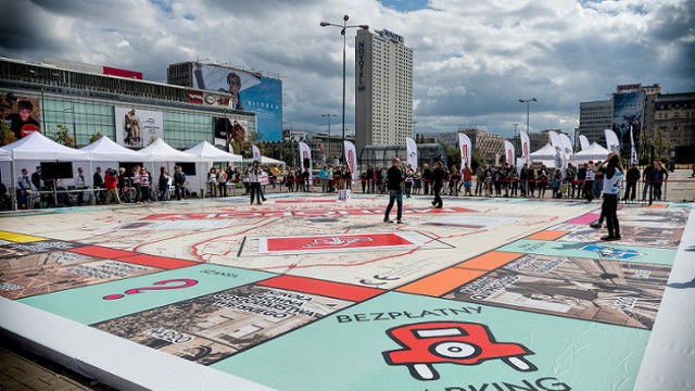 Warszawa, rekord Guinessa. Największa plansza Monopoly